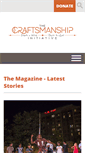 Mobile Screenshot of craftsmanship.net